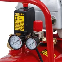 Compressor de ar elétrico portátil Motomil MAM-10/50LBR monofásica 50L 2.5hp 220V 60Hz vermelho/preto - Foto 4