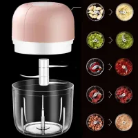 Mini Processador Triturador Sem Fio Elétrico - Foto 4