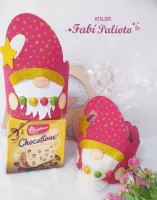 G1.472   Gabarito de Moldes em MDF  Porta  Panetone Gnomo Noel - Foto 3