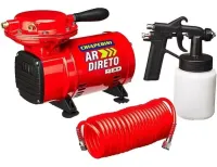 Compressor de Ar Elétrico Portatil Chiaperini Ar Direto RED Monofásica 0.25KW 127/220V - Foto 4
