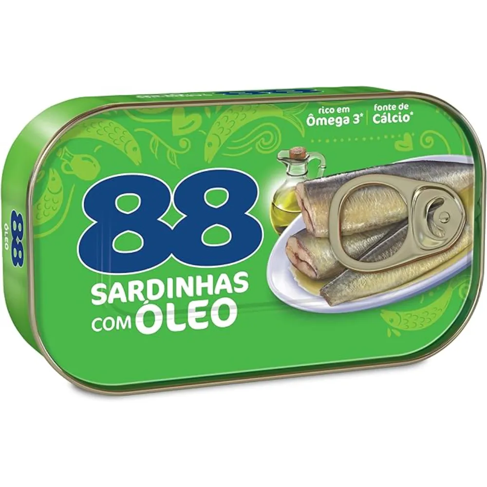 Sardinha Em Oléo 88 Lata 125g