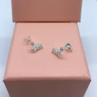 Par de Brincos Prata - Estrela com Pedras - BC1101