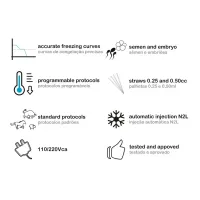Máquina Automática Portátil de Congelação de Sêmen e/ou Embrião - Foto 3