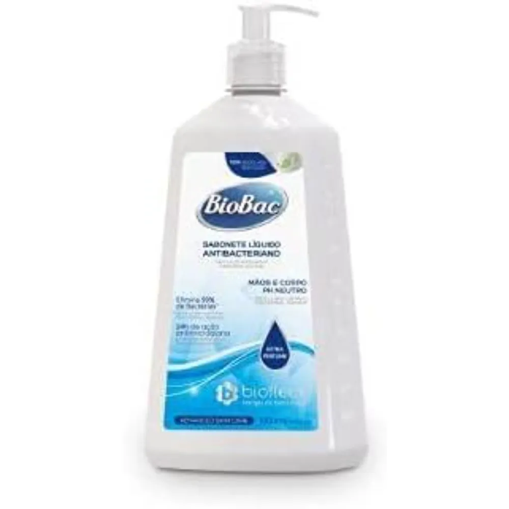 SABONETE LÍQUIDO ANTIBACTERIANO 500ML BIOFLEUR