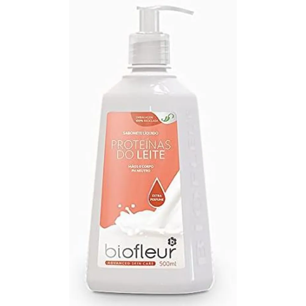 SABONETE LÍQUIDO PROTEÍNAS DO LEITE 500ML BIOFLEUR