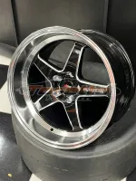 Jogo de Rodas ATOMIC ARO 18 5X114 Tala 9,5 e 10,5 (FRETE A COBRAR NO DESTINO) - Foto 4