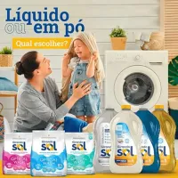 Lava Roupas em Pó Floral Paris Girando Sol 4Kg - Foto 3