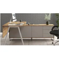 Armário Baixo Credenza 1800 com 3 Portas, Gavetas e Caixa de Tomadas Nóbile - Foto 4