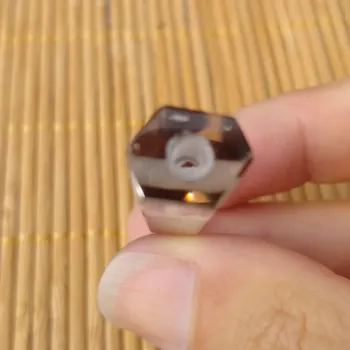 Colar Difusor Pessoal de Pedra Natural para Aromaterapia PONTA DE CRISTAL QUARTZO TRANSPARENTE - 0102 - Foto 2