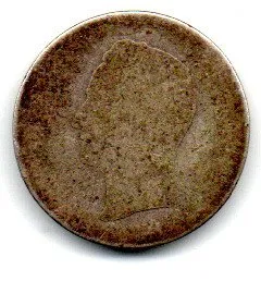 Venezuela - 1921 - 1/2 Bolívares - Prata .835 - Aprox. 2,13g - 18mm - UTG