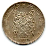 1932 - 2000 Réis - Prata .500 - Aprox 8g - 26mm - Vicentina - Comemorativa 4° Centenário da Colonização do Brasil - Moeda Brasil - Foto 2