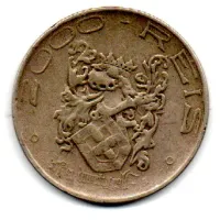 1932 - 2000 Réis - Prata .500 - Aprox 8g - 26mm - Vicentina - Comemorativa 4° Centenário da Colonização do Brasil - Moeda Brasil - Foto 2