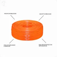 Mangueira Borracha De Jardin Silicone Laranja 1/2 X 30 Metros - Foto 2
