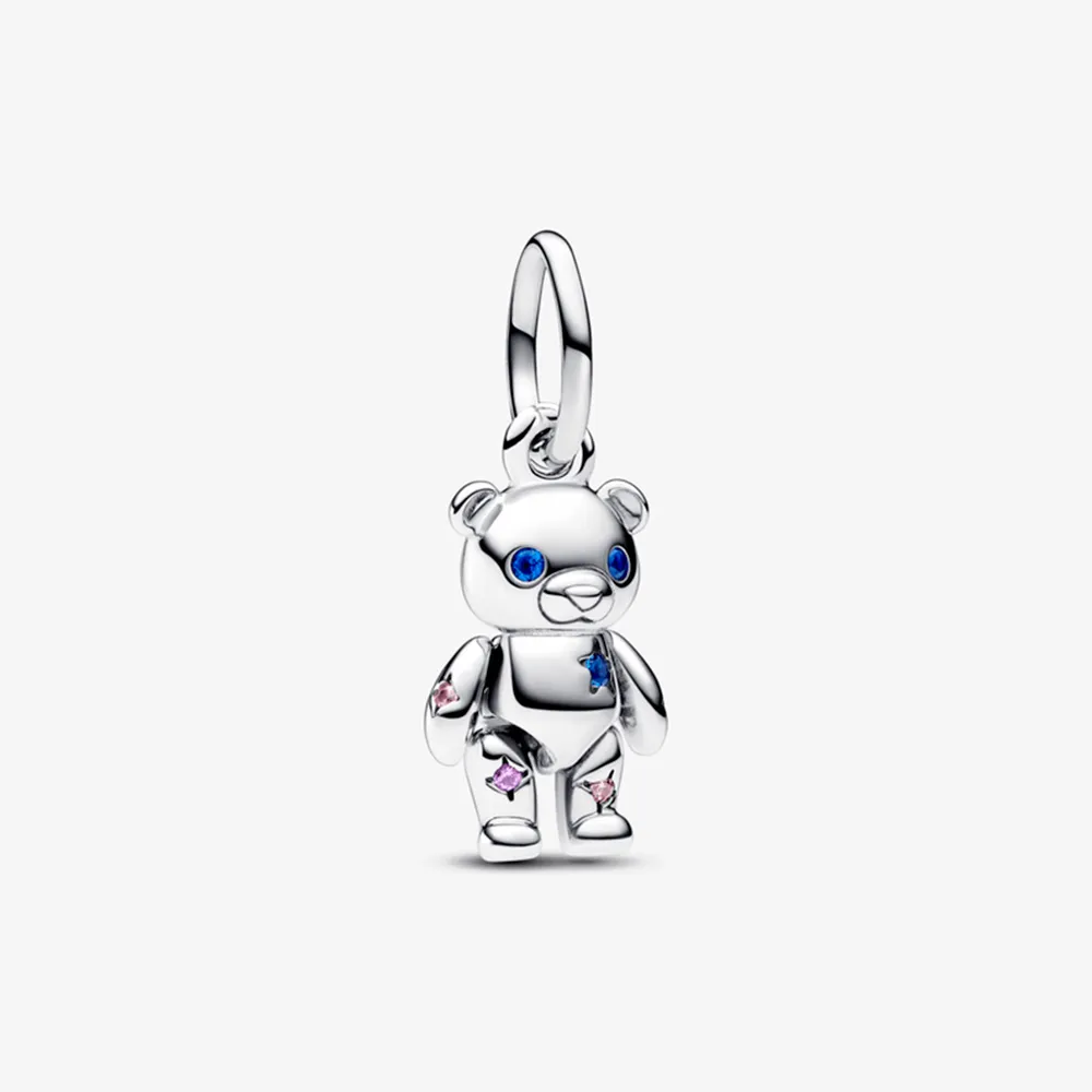 Berloque pendente urso - Prata 925