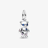 Berloque pendente urso - Prata 925