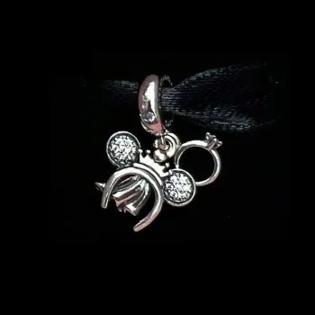 Berloque pendente arco noivado minnie – Inspiração Pandora