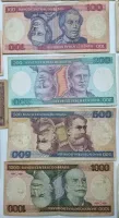 Lote com 54 Cédulas Nacionais das Imagens - Estado de Conservação UTG á MBC - Algumas cédulas estão rasgadas e c/ danos - Foto 13