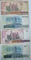 Lote com 54 Cédulas Nacionais das Imagens - Estado de Conservação UTG á MBC - Algumas cédulas estão rasgadas e c/ danos - Foto 18