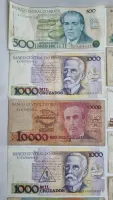 Lote com 54 Cédulas Nacionais das Imagens - Estado de Conservação UTG á MBC - Algumas cédulas estão rasgadas e c/ danos - Foto 19