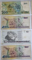 Lote com 54 Cédulas Nacionais das Imagens - Estado de Conservação UTG á MBC - Algumas cédulas estão rasgadas e c/ danos - Foto 24
