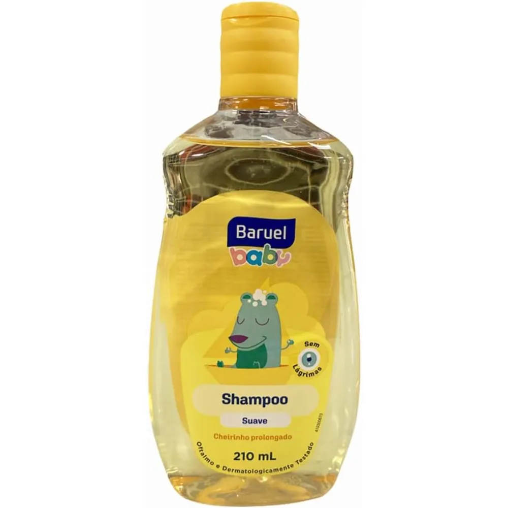 Shampoo Infantil Baruel Baby 210Ml Suave
