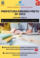 Apostila Prefeitura Ribeirão Preto SP Médico Psiquiatra 2023 
