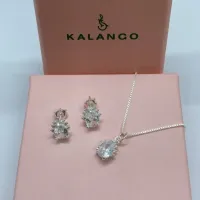 Conjunto de Prata 925 com Pedras  - BC1110