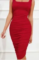 SHEIN Privé Vestido apertado sólido tubo - Foto 2