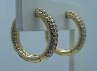 Argola cravejada  22940P