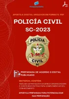 Apostila Polícia Civil SC Delegado Polícia Substituto 2023 