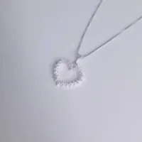 Colar de Prata 925 - Coração - CL468