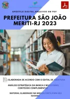 Apostila Pref São João Meriti RJ Enfermeiro 2023 
