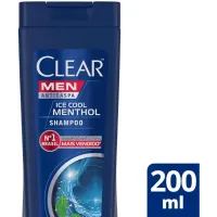 Clear Shampoo Men Ice Cool Menthol 200Ml - Foto 2