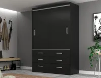 GUARDA ROUPA VENEZA 2 PORTAS DE CORRER E 6 GAV.- EVIDENCIA - Foto 3