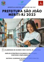 Apostila Pref São João Meriti RJ Odontólogo 2023 