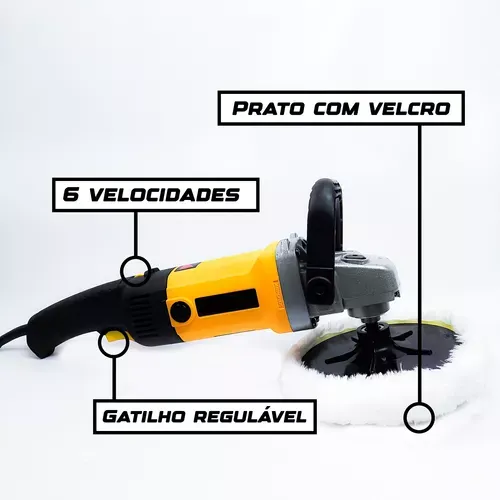 Politriz Angular Automotiva 7pol 1300W Nakasaki Profissional