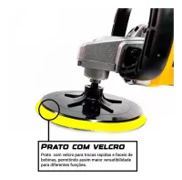 Politriz Angular Automotiva 7pol 1300W Nakasaki Profissional - Foto 4