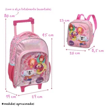 Kit Lilica Vem dançar Mochila e lancheira original - Foto 2
