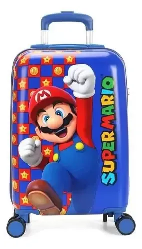 Mala de bordo e Escolar Super Mario 