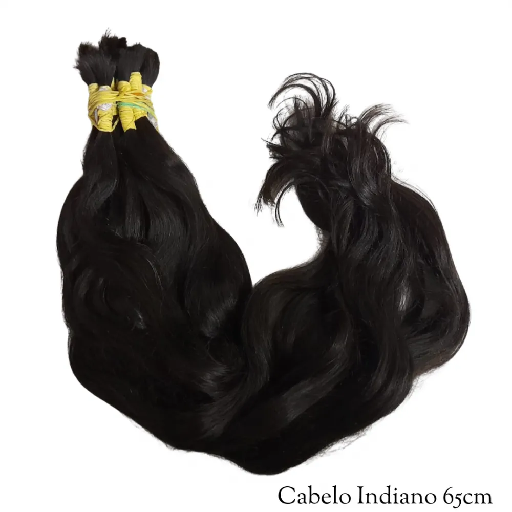 Cabelo Humano Indiano  65cm - cada 100gm