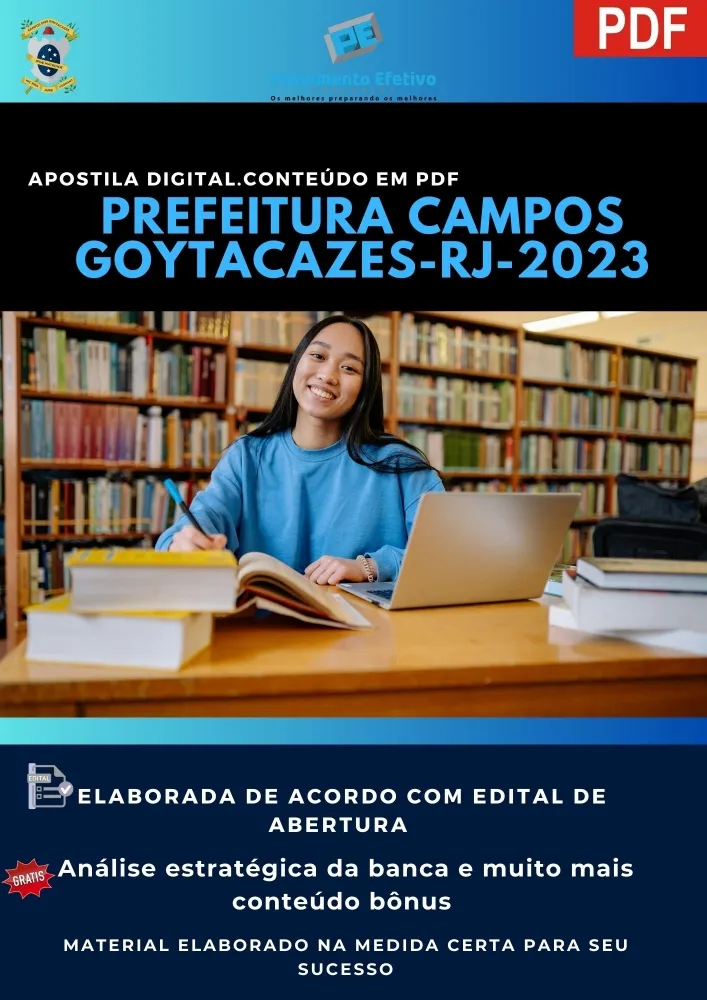 Apostila Pref Campos Goytacazes RJ Analista Controle Interno 2023 