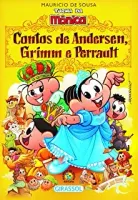 TURMA DA MONICA CONTOS DE ANDERSEN GRIMM E PERRAULT (PRODUTO USADO - MUITO BOM)