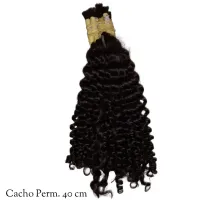 Cabelo Humano Permanentado 40cm - cada 100gm