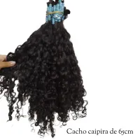 Cabelo Humano Cacho Caipira 65cm - cada 100gm - Foto 2