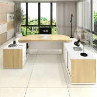 Mesa Presidente Connect 2580 Tamburato 50mm com Caixa de Tomadas  - Foto 4