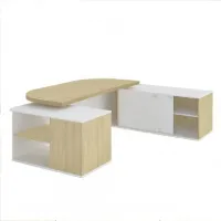 Mesa Presidente Connect 2580 Tamburato 50mm com Caixa de Tomadas  - Foto 7