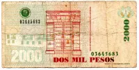 Colômbia - 2000 Pesos - Cédula Estrangeira - R - Foto 2