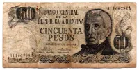Argentina - 50 Pesos - Cédula Estrangeira - BC