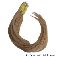 Cabelo Humano Loiro Mel  65cm - cada 100gm