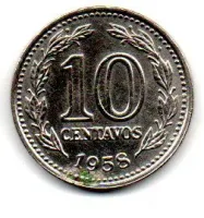 Argentina - 1958 - 10 Centavos